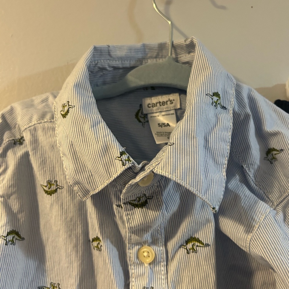 Size 5 3 piece bundle boy dress up (Kenneth Cole, cat and jack, carters) - Picture 4 of 16